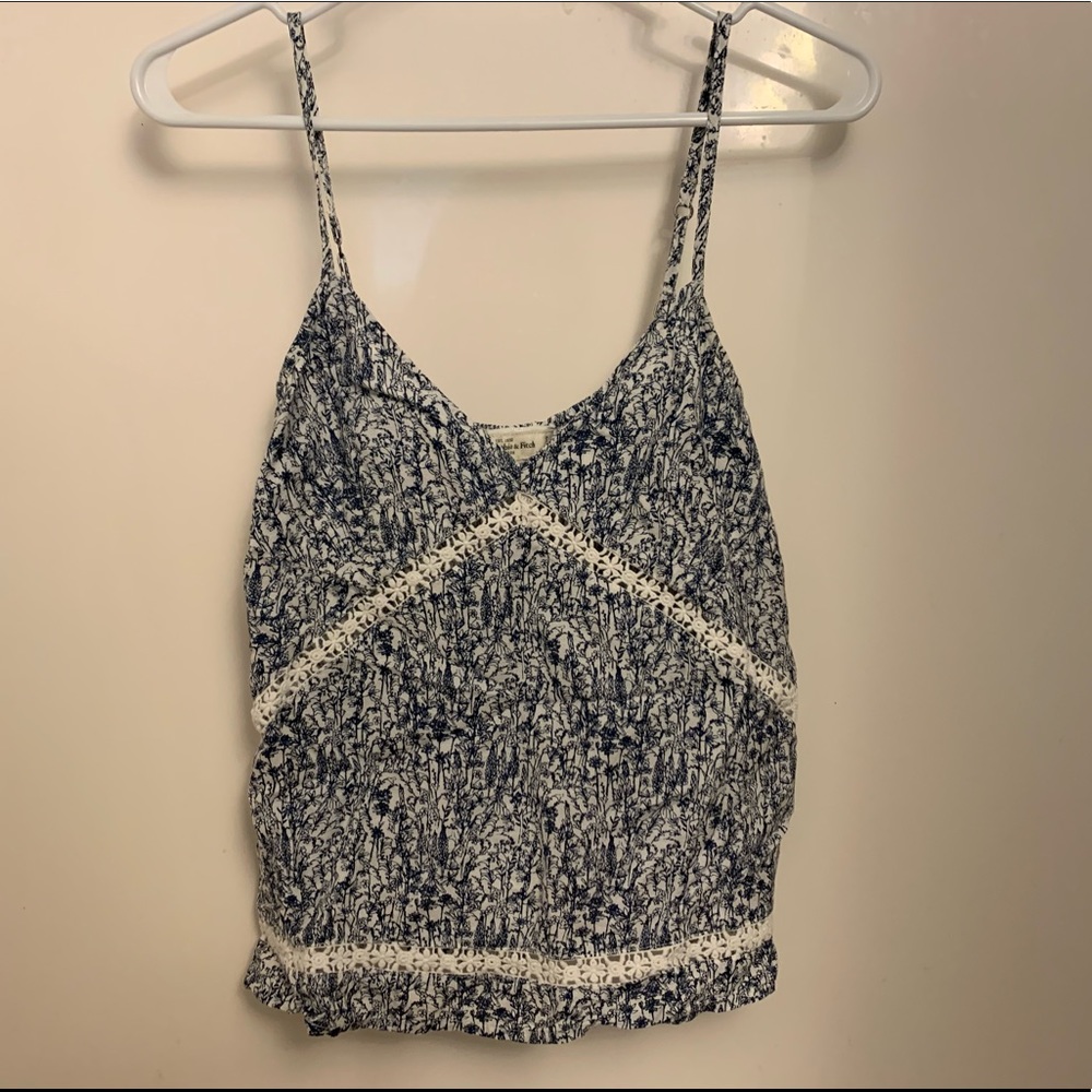 Abercrombie & Fitch Floral Tank Top